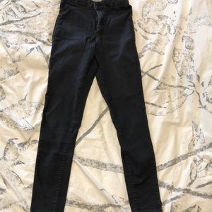 Topshop Black Joni Jeans 28 x 30